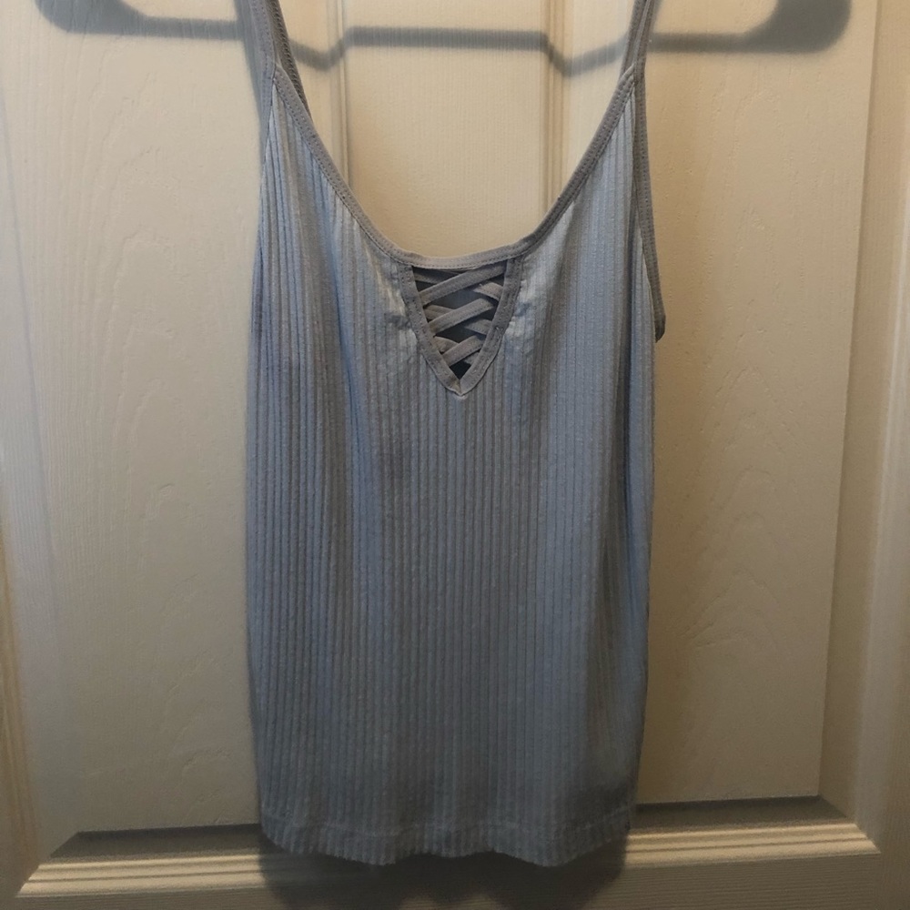 Baby Blue Croptop